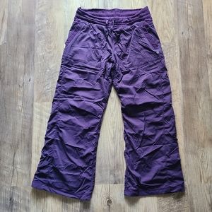 Lululemon studio pant lined purple sz 10